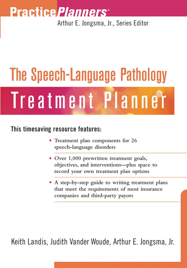 The Speech-Language Pathology Treatment Planner | Zookal Textbooks | Zookal Textbooks