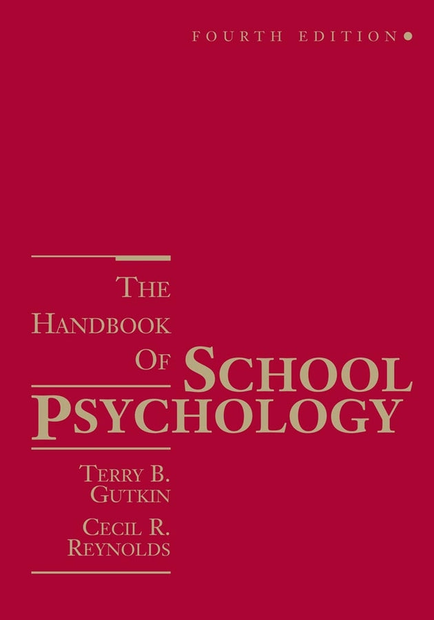 The Handbook of School Psychology | Zookal Textbooks | Zookal Textbooks