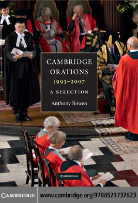 Cambridge Orations, 1993–2007 | Zookal Textbooks | Zookal Textbooks