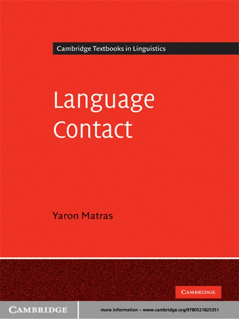 Language Contact | Zookal Textbooks | Zookal Textbooks