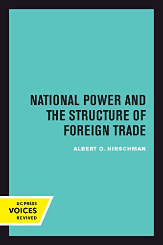 National Power and the Structure of Foreign Trade | Zookal Textbooks | Zookal Textbooks
