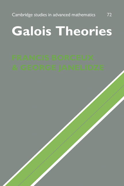 Galois Theories | Zookal Textbooks | Zookal Textbooks