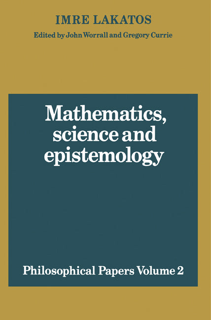 Mathematics, Science and Epistemology: Volume 2, Philosophical Papers | Zookal Textbooks | Zookal Textbooks