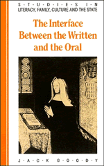 The Interface between the Written and the Oral | Zookal Textbooks | Zookal Textbooks