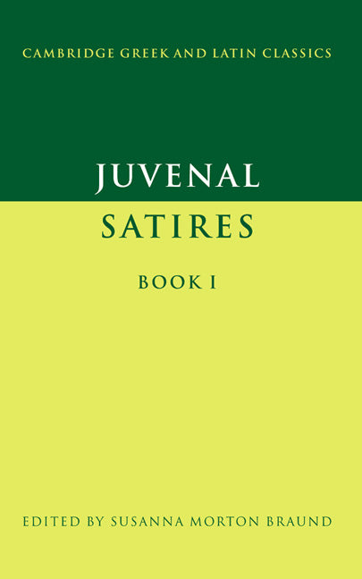 Juvenal: Satires Book I | Zookal Textbooks | Zookal Textbooks