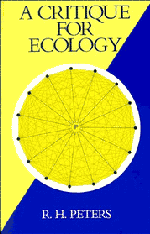 A Critique for Ecology | Zookal Textbooks | Zookal Textbooks