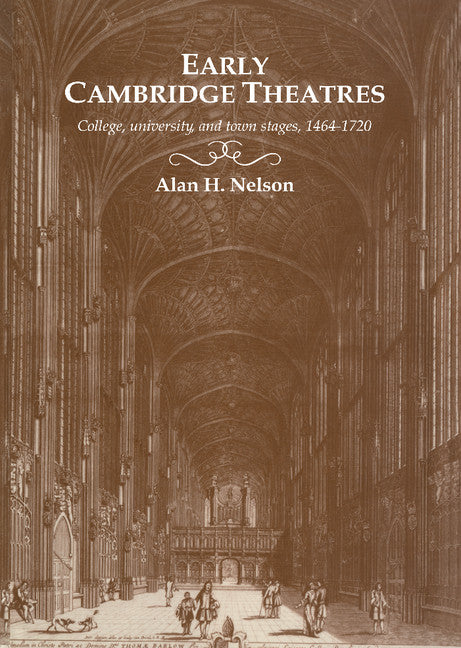 Early Cambridge Theatres | Zookal Textbooks | Zookal Textbooks
