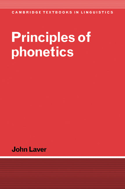 Principles of Phonetics | Zookal Textbooks | Zookal Textbooks