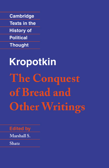 Kropotkin: 'The Conquest of Bread' and Other Writings | Zookal Textbooks | Zookal Textbooks