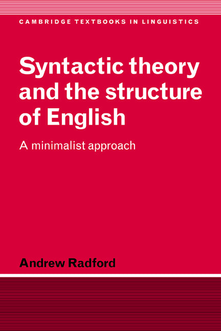 Syntactic Theory and the Structure of English | Zookal Textbooks | Zookal Textbooks
