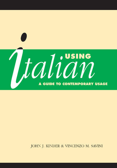 Using Italian | Zookal Textbooks | Zookal Textbooks