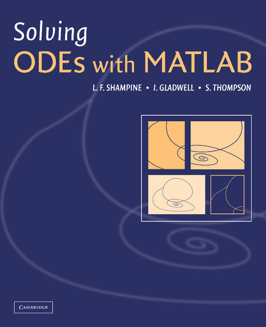 Solving ODEs with MATLAB | Zookal Textbooks | Zookal Textbooks