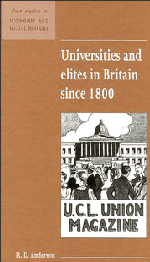 Universities and Elites in Britain since 1800 | Zookal Textbooks | Zookal Textbooks