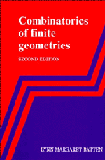 Combinatorics of Finite Geometries | Zookal Textbooks | Zookal Textbooks