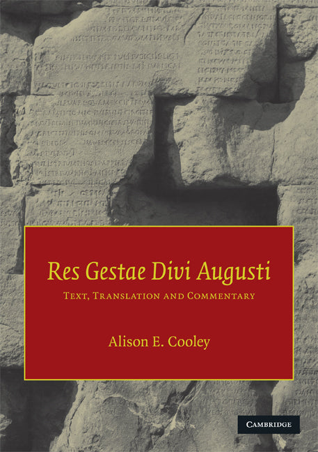 Res Gestae Divi Augusti | Zookal Textbooks | Zookal Textbooks