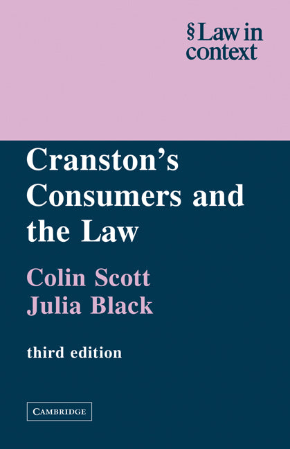 Cranston's Consumers and the Law | Zookal Textbooks | Zookal Textbooks