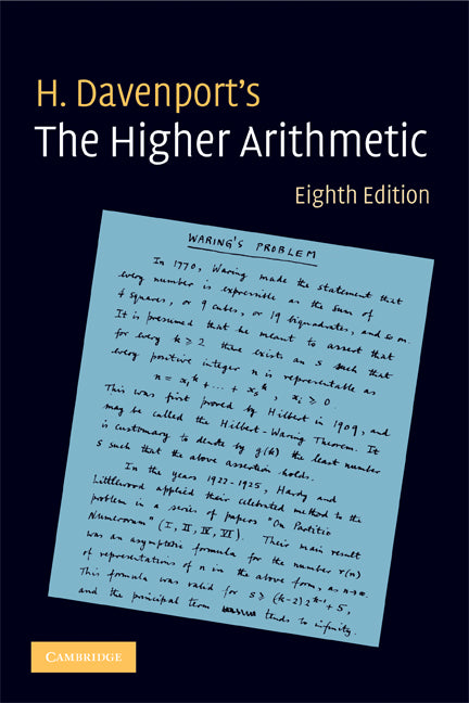 The Higher Arithmetic | Zookal Textbooks | Zookal Textbooks