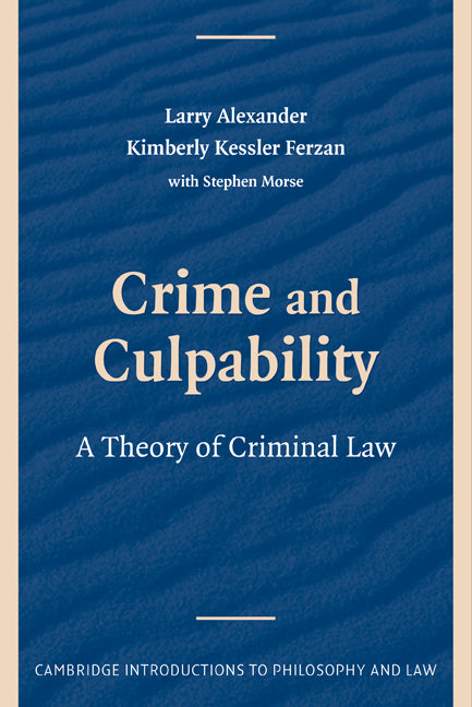 Crime and Culpability | Zookal Textbooks | Zookal Textbooks
