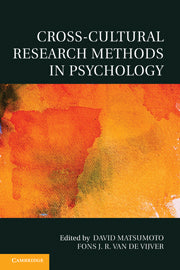 Cross-Cultural Research Methods in Psychology | Zookal Textbooks | Zookal Textbooks