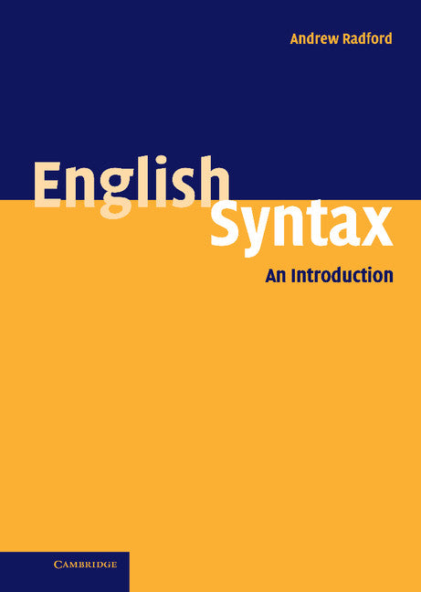 English Syntax | Zookal Textbooks | Zookal Textbooks
