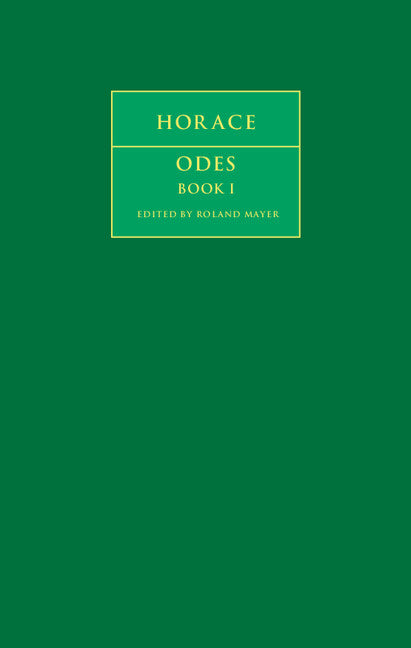 Horace: Odes Book I | Zookal Textbooks | Zookal Textbooks