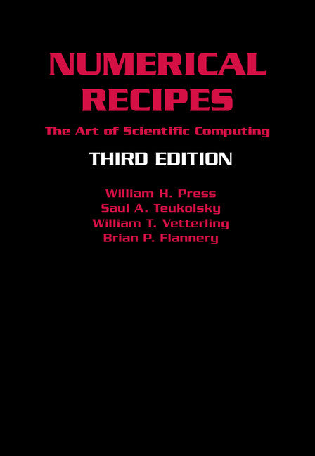 Numerical Recipes 3rd Edition | Zookal Textbooks | Zookal Textbooks