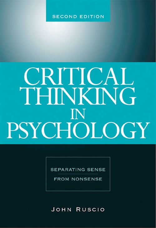  Critical Thinking in Psychology : Separating Sense from Nonsense | Zookal Textbooks | Zookal Textbooks