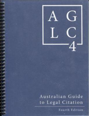 Australian Guide to Legal Citation 4E | Zookal Textbooks | Zookal Textbooks