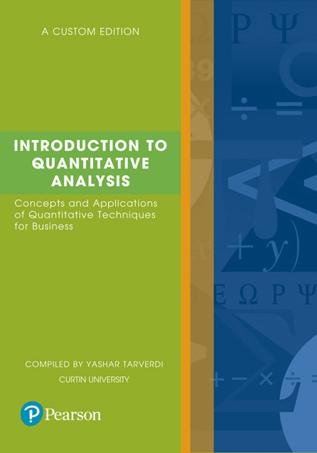 Introduction to Quantitative Analysis (Custom Edition) | Zookal Textbooks | Zookal Textbooks
