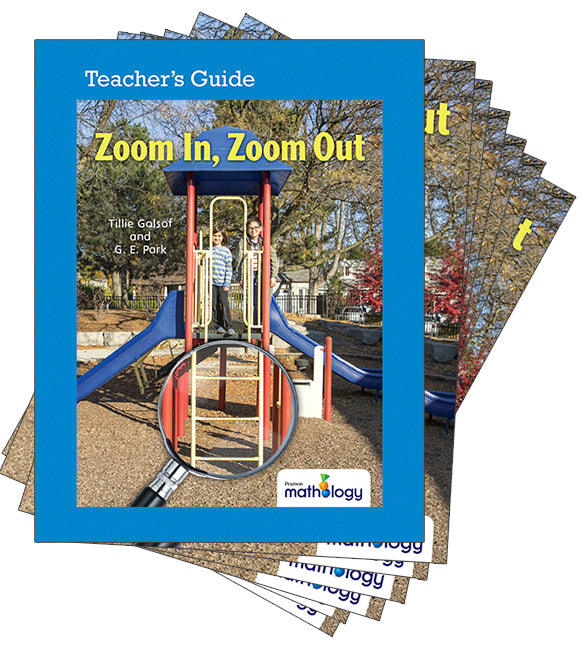Mathology Little Books - Geometry: Zoom In, Zoom Out (6 Pack with Teacher's Guide) | Zookal Textbooks | Zookal Textbooks
