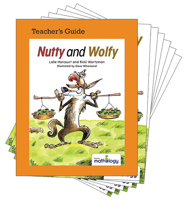 Mathology Little Books - Patterns and Algebra: Nutty and Wolfy (6 Pack with Teacher's Guide) | Zookal Textbooks | Zookal Textbooks