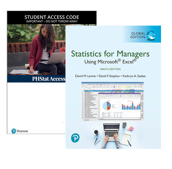 Statistics for Managers Using Microsoft Excel, Global Edition + PHStat Access Kit for Statistics | Zookal Textbooks | Zookal Textbooks