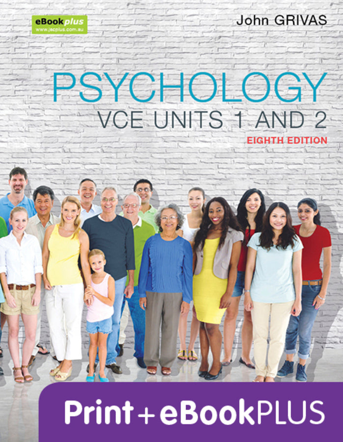 Psychology VCE Units 1 and 2 8e & eBookPLUS | Zookal Textbooks | Zookal Textbooks