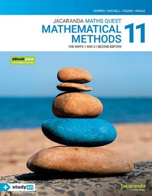 Jacaranda Maths Quest 11 Mathematical Methods VCE Units 1&2 2e eBookPLUS & Print + StudyON VCE Mathematical Methods Units 1&2 (Book Code) | Zookal Textbooks | Zookal Textbooks