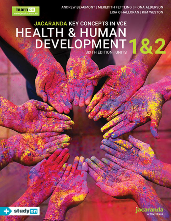 Jacaranda Key Concepts in VCE Health & Human Development Units 1 and 2 | Zookal Textbooks | Zookal Textbooks