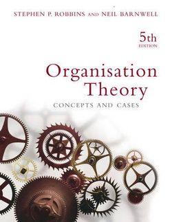 Organisation Theory: Concepts and cases | Zookal Textbooks | Zookal Textbooks