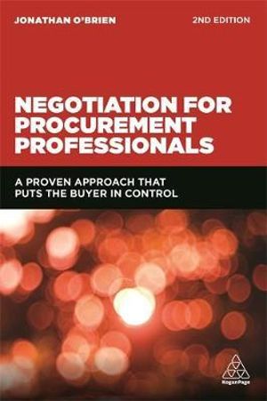 Negotiation for Procurement Professionals | Zookal Textbooks | Zookal Textbooks