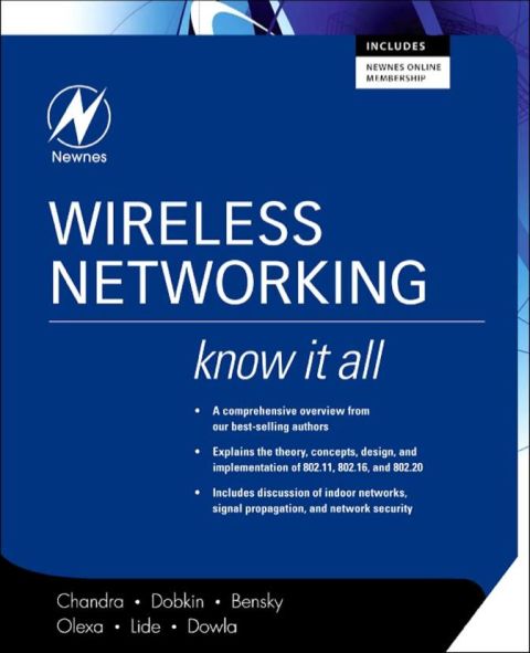 Wireless Networking: Know It All: Know It All | Zookal Textbooks | Zookal Textbooks