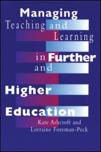 Managing Teaching and Learning in Further and Higher Education | Zookal Textbooks | Zookal Textbooks