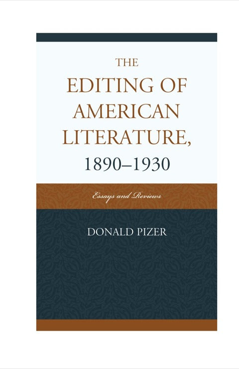 The Editing of American Literature, 1890-1930 | Zookal Textbooks | Zookal Textbooks