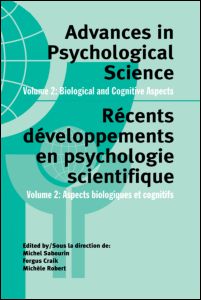 Advances in Psychological Science, Volume 2 | Zookal Textbooks | Zookal Textbooks