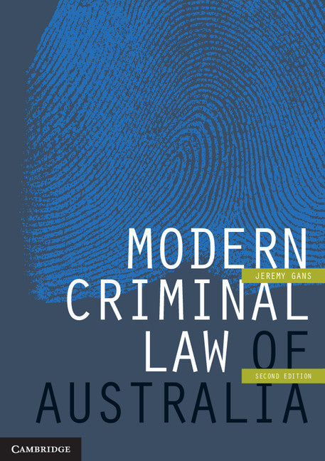 Modern Criminal Law of Australia | Zookal Textbooks | Zookal Textbooks