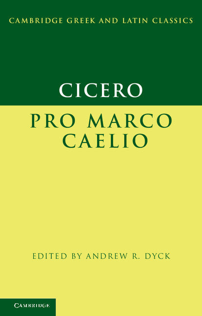 Cicero: Pro Marco Caelio | Zookal Textbooks | Zookal Textbooks
