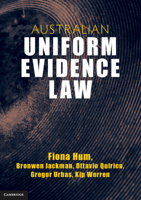 Australian Uniform Evidence Law | Zookal Textbooks | Zookal Textbooks