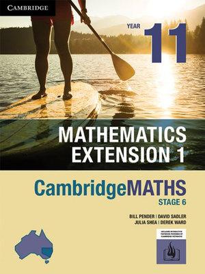 Cambridge Maths Stage 6 NSW Extension 1 Year 11 | Zookal Textbooks | Zookal Textbooks