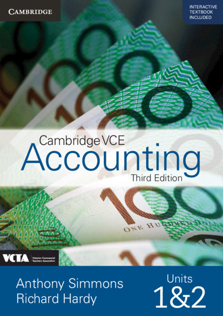 Cambridge VCE Accounting Units 1 and 2 | Zookal Textbooks | Zookal Textbooks
