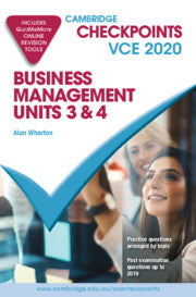 Cambridge Checkpoints VCE Business Management Units 3&4 2020 | Zookal Textbooks | Zookal Textbooks
