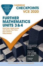 Cambridge Checkpoints VCE Further Mathematics Units 3&4 2020 | Zookal Textbooks | Zookal Textbooks