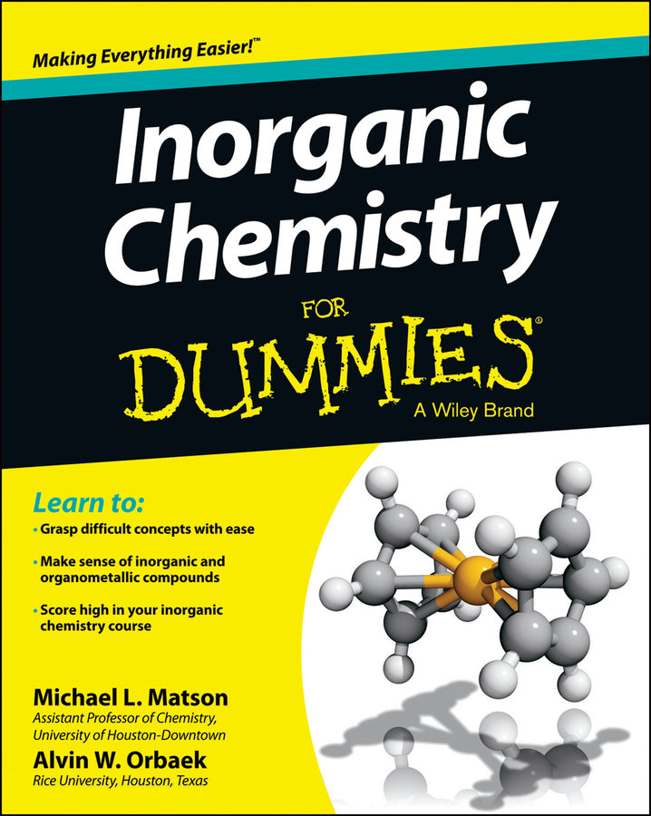 Inorganic Chemistry For Dummies | Zookal Textbooks | Zookal Textbooks