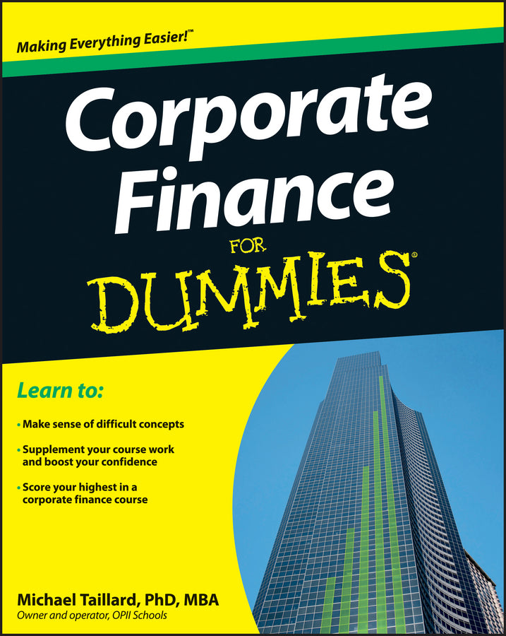 Corporate Finance For Dummies | Zookal Textbooks | Zookal Textbooks
